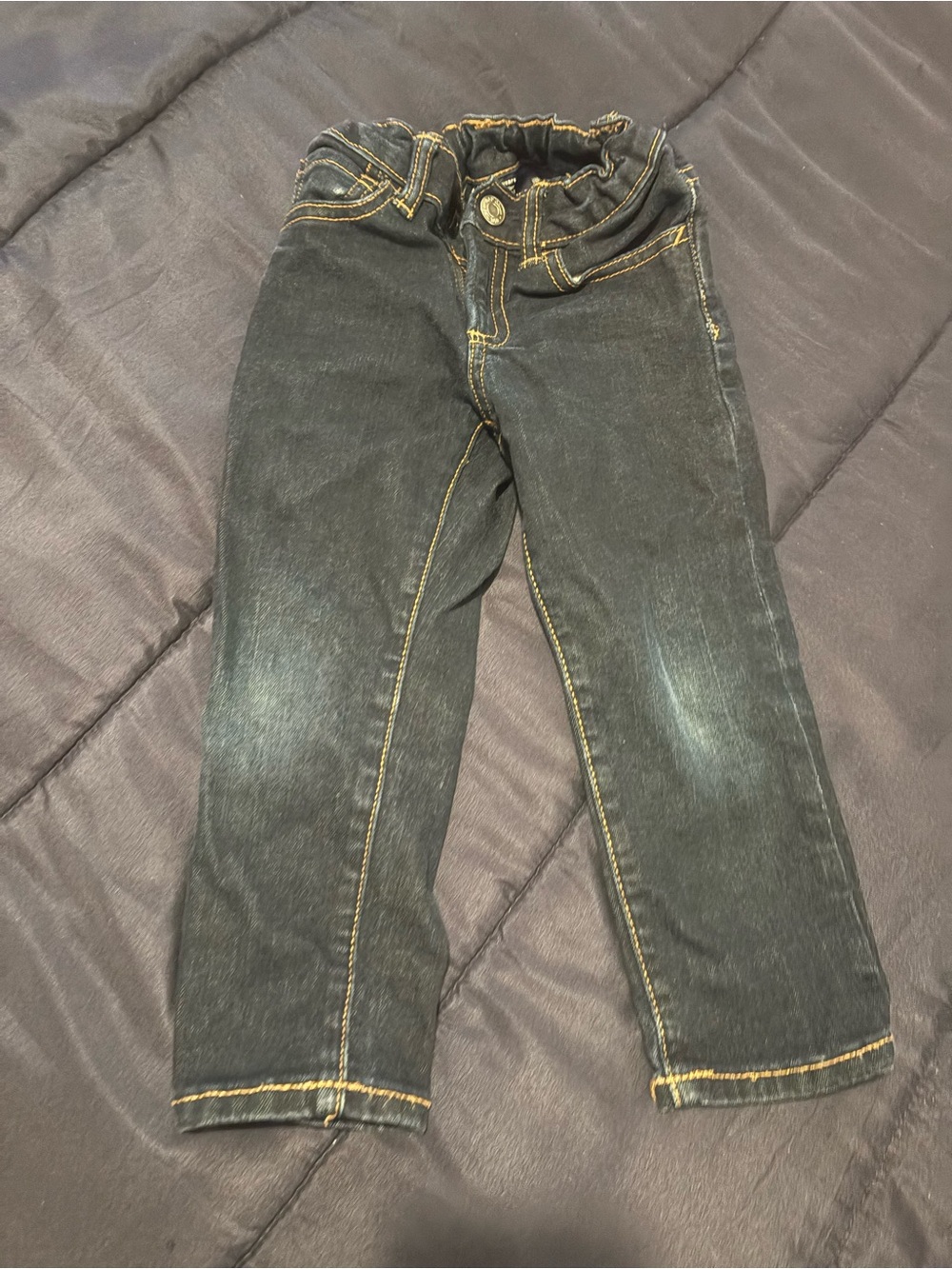 Kids Dark Denim with Contrast Stitching
